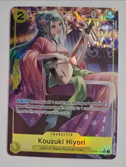 One Piece Wings of the Captain KOUZUKI HIYORI Alt Full Art Foil OP06-106 SR TCG - Image 2