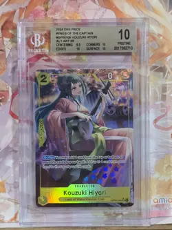 One Piece BGS Gold 10 Kouzuki Hiyori OP06-106 SR Alt Art - Image 1