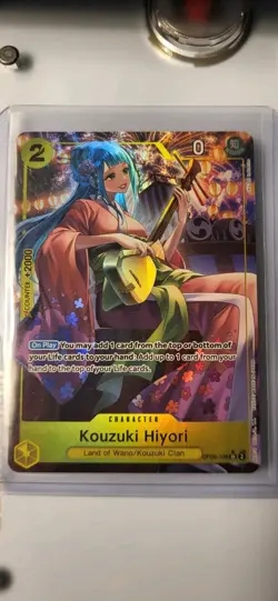 KOUZUKI HIYORI - One Piece TCG OP06-106 - AA Alt Art Super Rare SR - Wings - Image 1