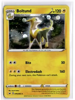 Pokemon TCG Boltund (Cosmos Holo) 076/202 Miscellaneous Cards & Products - Image 1