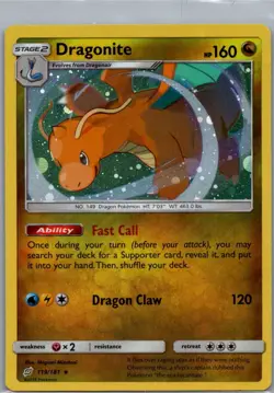 Dragonite - (Cosmos Holo) Promo Miscellaneous Cards & Products 119/181 LP-NM - Image 1