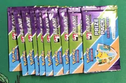 10 Packs of Play! Pokemon Prize Pack Series 7 Sealed with Free Shipping - Image 1