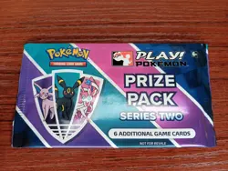 Play! Pokemon Prize Pack Series Two Factory Sealed Booster Pack - Image 1
