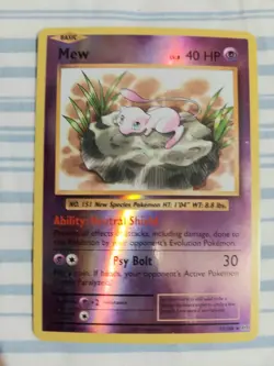 Mew 53/108 XY Evolutions NM Reverse Holo Foil Rare Pokemon Card - Image 1