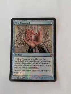 MTG MAGIC MOX DIAMOND FOIL FROM THE VAULT RELICS CARD NEVER PLAYED - Image 4