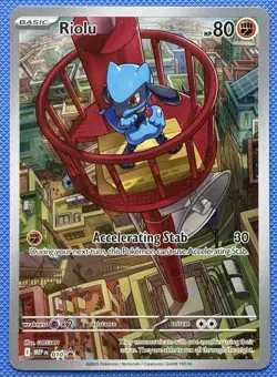 Riolu 010 Me: Mega Evolution Promo Holo Basic HP80 Pokemon TCG Card 2025 - Image 1