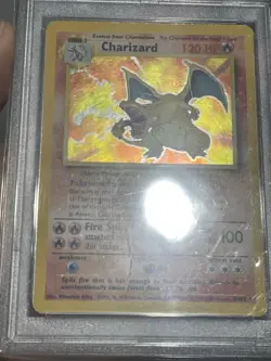 PSA 3 Charizard Base Set Holo 1999-2000 Copyright “4th Print” UK Pokemon Card - Image 3