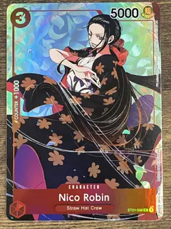 Nico Robin (Gift Collection 2023) ST01-008 One Piece Promotion Cards Foil NM - Image 4