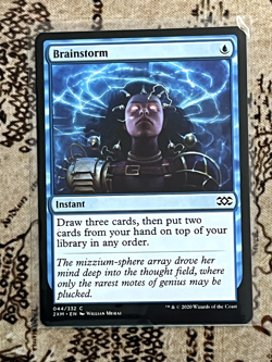 Brainstorm - Double Masters - 44 - #Near Mint Magic the Gathering - Image 1