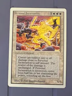 Magic the Gathering MTG Unlimited Personal Incarnation NM (Beta Bob) - Image 1