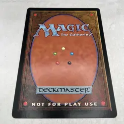 JESTER'S CAP PROMO CARD Giant 6" x 9" Oversize Magic The Gathering mtg VTG 1997 - Image 2