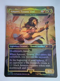 Amunet, Tyrants' End - Queen Marchesa (Rainbow Foil) Secret Lair Drop Foil - Image 1