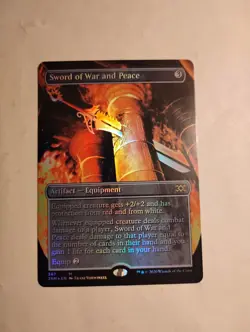 Sword of War and Peace (Borderless) Double Masters Foil - Image 1