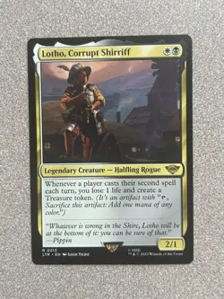 Lotho Corrupt Shirriff LOTR: Tales of Middle-Earth Regular Rare 0213 NM READ - Image 1