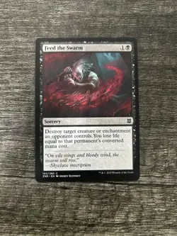 MTG 1x Feed the Swarm x1 LP Zendikar Rising - Image 1