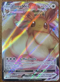 Pokemon TCG Eevee VMAX SWSH087 Pokemon Sword & Shield Promo NM - Image 1