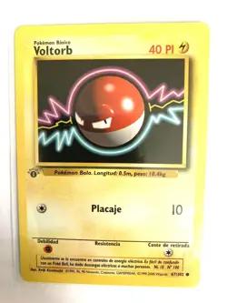VOLTORB - 1st Edition - Base Set - 67/102 - Spanish Pokemon - 1999 - WOTC - NM - Image 1