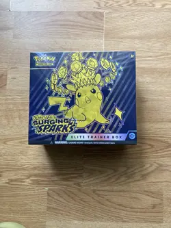 Pokemon Scarlet & Violet Surging Sparks Elite Trainer Box Sealed - Image 1
