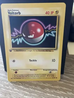 Voltorb 67/102 1st Edition Base Set NM DUTCH Pokemon Free Ship - Image 1