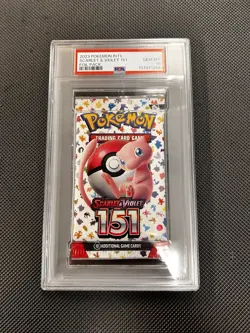 PSA 10 Gem Mint Pokemon Scarlet & Violet 151 Sealed Foil Booster Pack English - Image 1