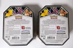 Pokemon TCG: V Powers Tin 2020 Pikachu/Eevee Tin Combo - Image 2
