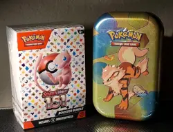 Pokemon TCG: Scarlet and Violet 151 Booster Bundle + Tin -SEALED- - Image 1