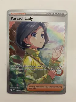 Pokemon Parasol Lady 255/182 - SV04: Paradox Rift - Holo - Image 1