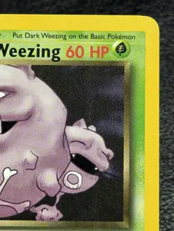 Dark Weezing 31/82 - First Edition Rare - Vintage Pokemon TCG: Team Rocket - LP - Image 3