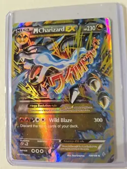 2014 Mega Charizard Ex 108/106 Secret Rare Holo foil POKEMON TCG - Image 1