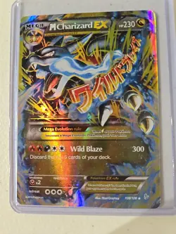 2014 Mega Charizard Ex 108/106 Secret Rare Holo foil POKEMON TCG - Image 2