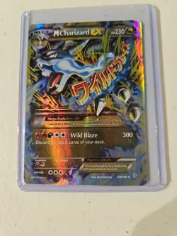 2014 Mega Charizard Ex 108/106 Secret Rare Holo foil POKEMON TCG - Image 3