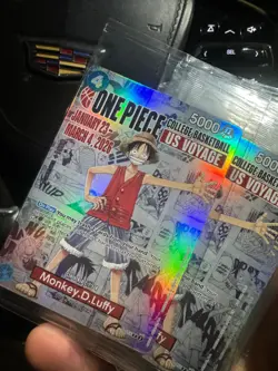 Monkey.D.Luffy (055) (College Basketball US Voyage) P-055 One Piece Promotion... - Image 1
