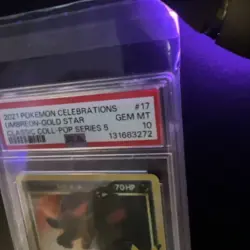 2021 Umbreon Gold Star Holo 17/17 Celebrations Classic Collection Pokemon PSA 10 - Image 4
