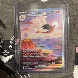 Pokemon TCG Charizard EX 199/165 Scarlet & Violet 151 Special Illustration Rare - Image 1