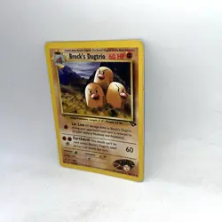 Brock's Dugtrio 22/132 Rare Gym Challenge Pokemon TCG WOTC HP - Image 2