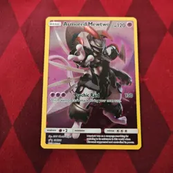 Armored Mewtwo Pokemon SM228 Black Star Promo Holo Rare TCG NM/LP - Image 1