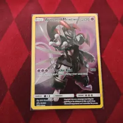 Armored Mewtwo Pokemon SM228 Black Star Promo Holo Rare TCG NM/LP - Image 2