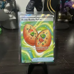 2025 Pokemon Mega Evolution MEG EN Buddy-Buddy Poffin Ultra Rare #167/132 - Image 1