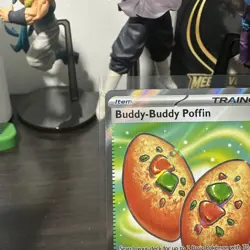 2025 Pokemon Mega Evolution MEG EN Buddy-Buddy Poffin Ultra Rare #167/132 - Image 3