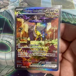 Pokemon TCG Temporal Forces Raging Bolt EX Special Illustration Card 208/162 - Image 1