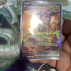 Pokemon TCG Temporal Forces Raging Bolt EX Special Illustration Card 208/162 - Image 5