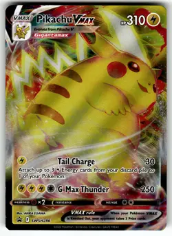 Pikachu VMAX SWSH286 SWSH: Sword & Shield Promo Cards NM- Pokemon Card TCG - Image 1