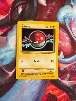 VOLTORB - 67/102 - Base Set - Pokemon Card - LP - Image 1