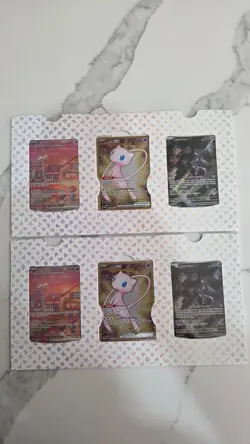 Two 151 Ultra Premium Collection UPC Promo Card Set, Sealed Mew Ex mewtwo - Image 1
