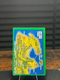 Venusaur Town Map #000 1996 Japanese Pocket Monster Trainer Vintage Card - Image 2