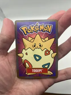 Damaged 2000 Betty Crocker Fruit Roll Up Pokemon Togepi Rare Promo Card - Image 3