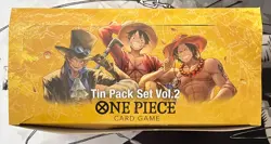 One Piece Card Game Tin Pack Set Vol.2 TS-02 Display 12x Tins English Op13 READ - Image 1