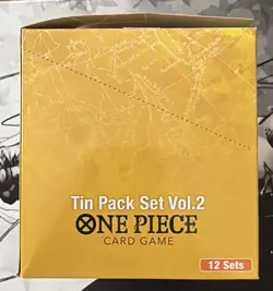 One Piece Card Game Tin Pack Set Vol.2 TS-02 Display 12x Tins English Op13 READ - Image 5