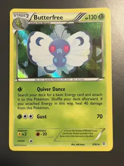 Butterfree - 5/83 - Generations - Holo - Pokemon TCG Card - LP - Image 1