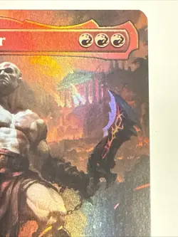 2025 Wizards Of The Coast Kratos, God of War - Borderless 2207 FOIL - Image 4